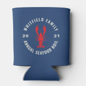 海鮮パーティー 夏 家族 ロブスター パーティー 缶クーラー (裏面)