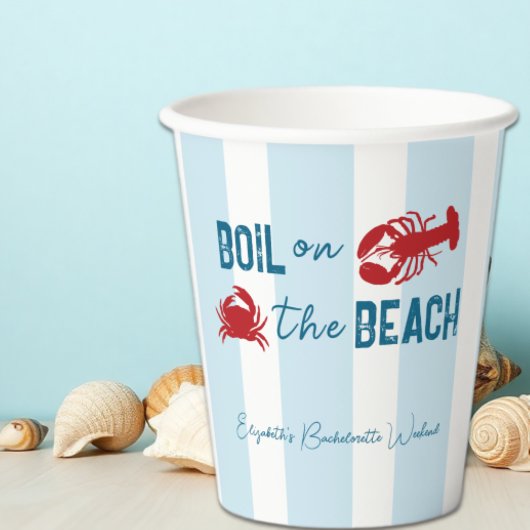海鮮パーティー 紙コップ