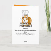 海鮮ビスクの日おめでとうカード カード (裏面)