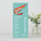 海鮮レストランの魚料理メニュー メニュー (スタンド正面)