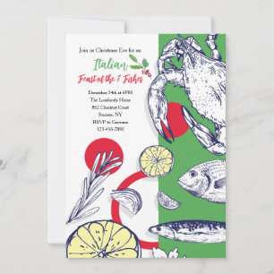 海鮮招待会の招待状 招待状