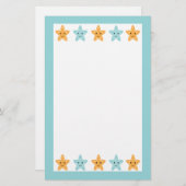 海鮮魚の文房具紙で可愛いおもしろい 便箋 (正面/裏面)