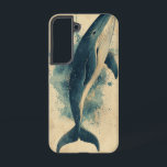 海鯨類受話器 SAMSUNG GALAXY S22ケース<br><div class="desc">クジラ威厳のあるが水面に浮かび上がり、穏やかな海デザインに強さと優雅さを混ぜ合わせインスパイアる。</div>