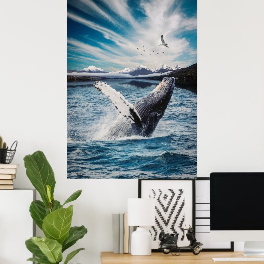 海鯨 ポスター (ホームオフィス)