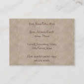 海鳥およびボート 名刺 (裏面)