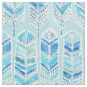 海鳥の水のBeachy水彩画のBohoの羽 ファブリック (クローズアップ)