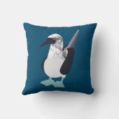 海鳥の水鳥 クッション (裏面)