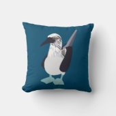 海鳥の水鳥 クッション (正面)