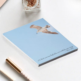 海鳥の飛翔し過ぎ高い青飛んでいるい ノートパッド