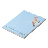 海鳥の飛翔し過ぎ高い青飛んでいるい ノートパッド (回転)