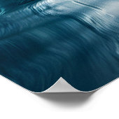 海鳥ガンネット沿岸自然写真芸術 ポスター (角)