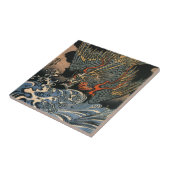 海龍,国芳，海龍，国芳，浮世絵 タイル (側面)