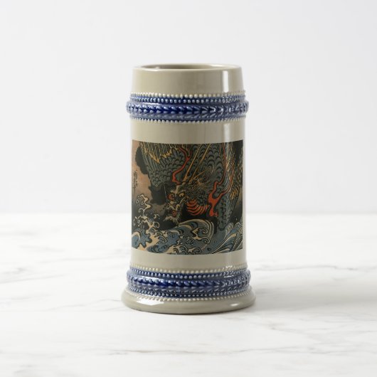 海龍,国芳,海龍,国芳,浮世絵 ビールジョッキ (中央)