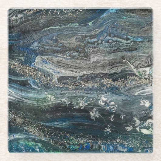 海20抽象芸術の夢 ガラスコースター (正面)