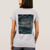 海20抽象芸術絵画のTシャツの夢 Tシャツ (裏面)