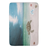 "海"の大型のバス・マット バスマット (正面縦)