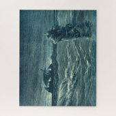 海|の聖書のイエス・キリストの歩く ジグソーパズル (縦)