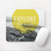 海|は世界の引用文を探検します マウスパッド (マウス)