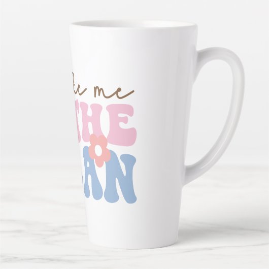 海 カフェラテマグ (右)