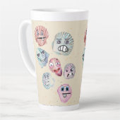 海 カフェラテマグ (左アングル)