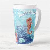 海 カフェラテマグ (右アングル)