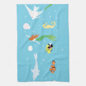 海 キッチンタオル (縦)