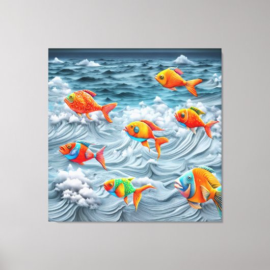 海 キャンバスプリント (正面)