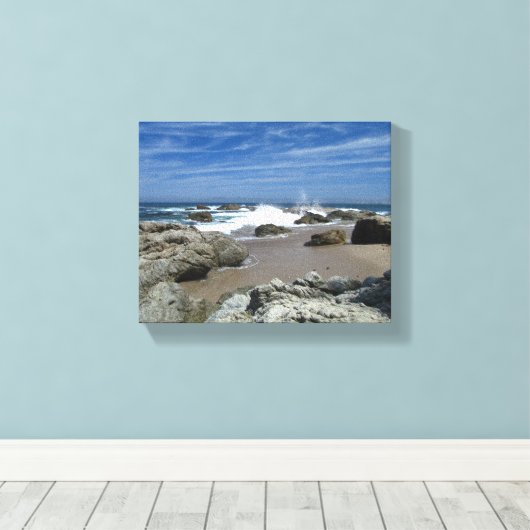 海 キャンバスプリント (インサイチュ (ウッドフロア))