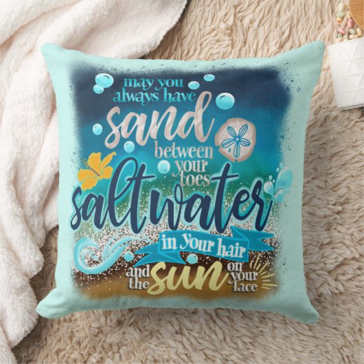 海 クッション (ブランケット)