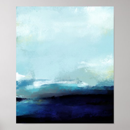 「海」、クール抽象芸術航海の・海 ポスター (正面)