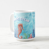 海 コーヒーマグカップ (正面左)