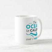 海 コーヒーマグカップ (正面右)