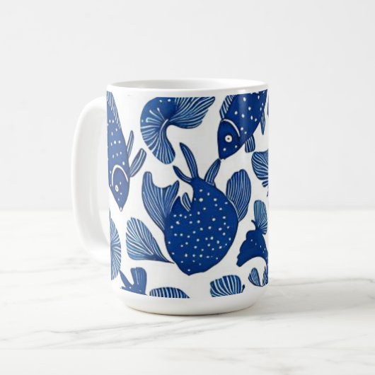 海 コーヒーマグカップ (正面左)