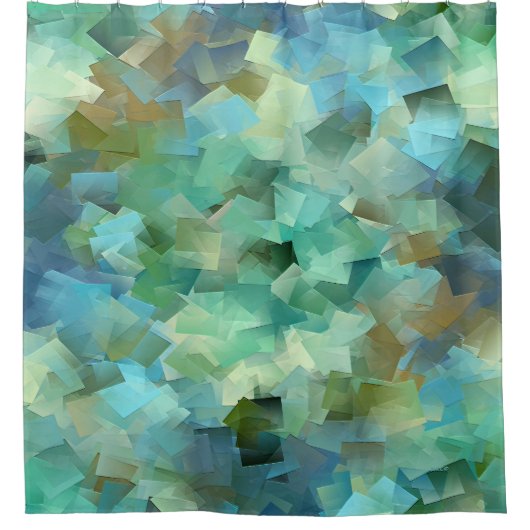 海…... シャワーカーテン (正面)