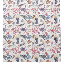 海 シャワーカーテン