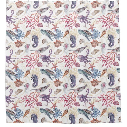 海 シャワーカーテン (正面)