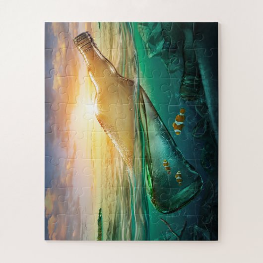 海 ジグソーパズル (縦)