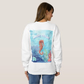 海 スウェットシャツ (裏面フル)