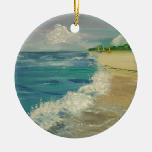 海 セラミックオーナメント (正面)
