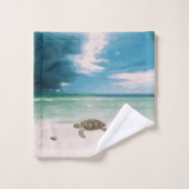 "海"タオルセット バスタオルセット (ウォッシュタオル)