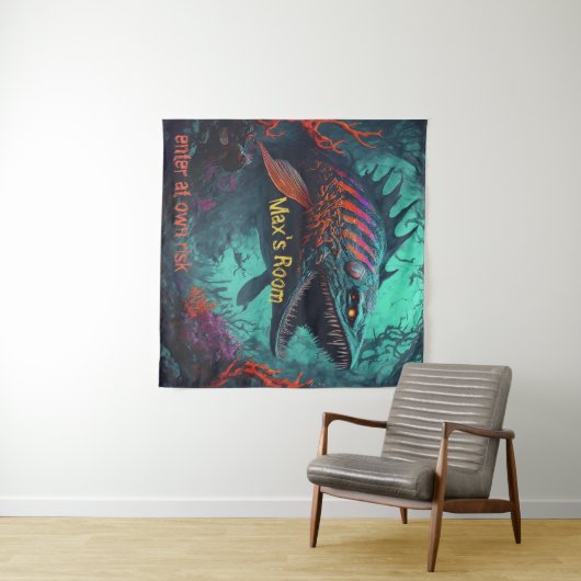 海 タペストリー (インサイチュ(横))