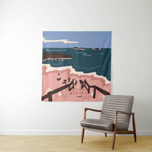 海 タペストリー (インサイチュ)