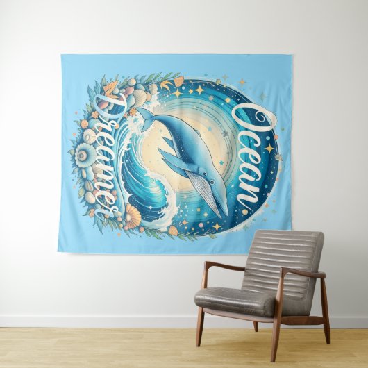 海 タペストリー (インサイチュ(横))