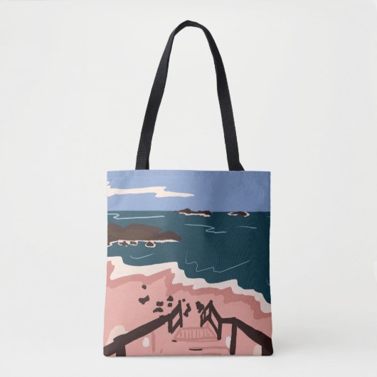 海 トートバッグ (正面)