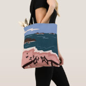 海 トートバッグ (クローズアップ)