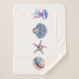 「海・ドリームス」毛布 シェルパブランケット