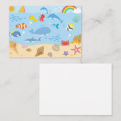 海 ノートカード (正面/裏面)