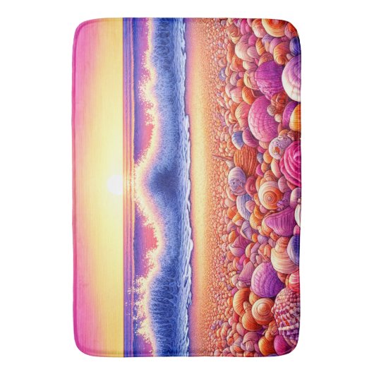 海 バスマット (正面縦)