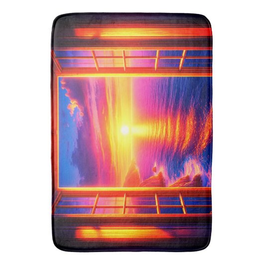 海 バスマット (正面縦)