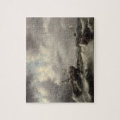 海(パネルの油)の嵐 ジグソーパズル (縦)